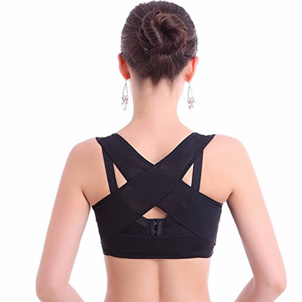 Posture Corrector Back Brace - Posture Corrector for Women Black Size