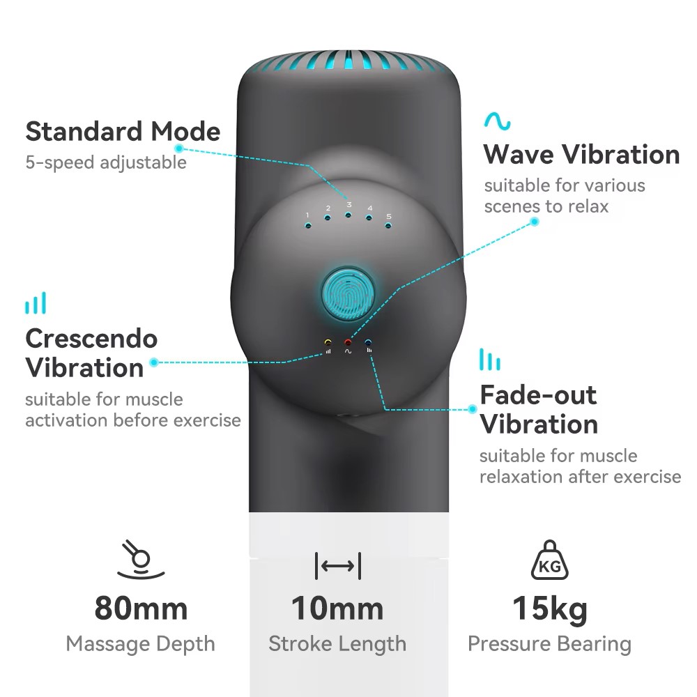 Booster Massage Gun Electric N - Health Wellness Fitness recension och pris