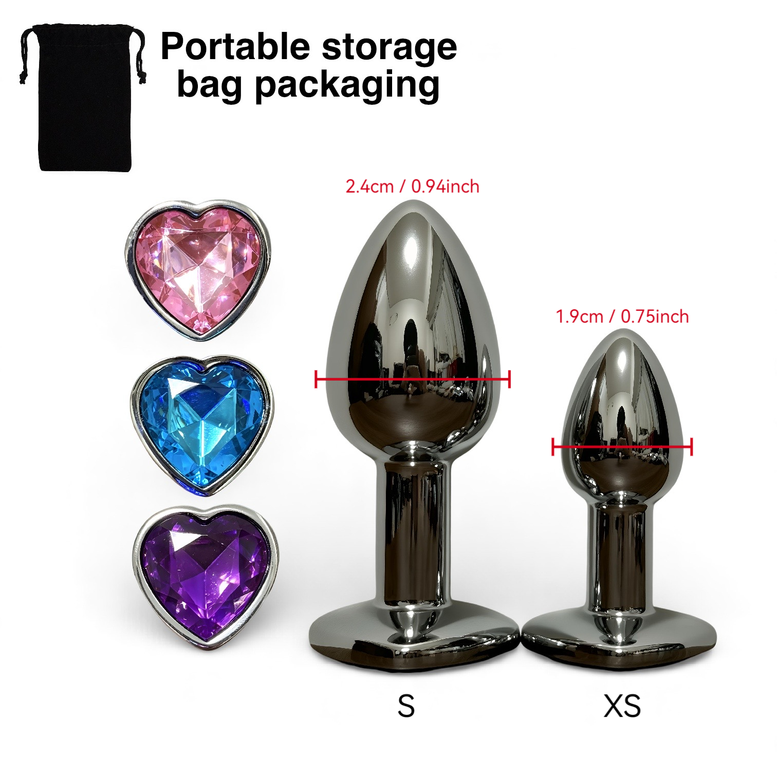 Mini Metal Anal Plug Set for B - Health With Wellness recension och pris