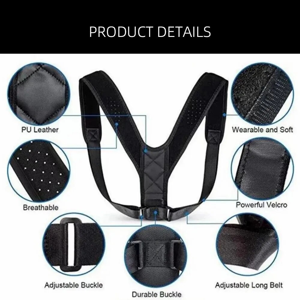 Back Posture Correction Belt H - Posture Corrector Back Brace recension och pris