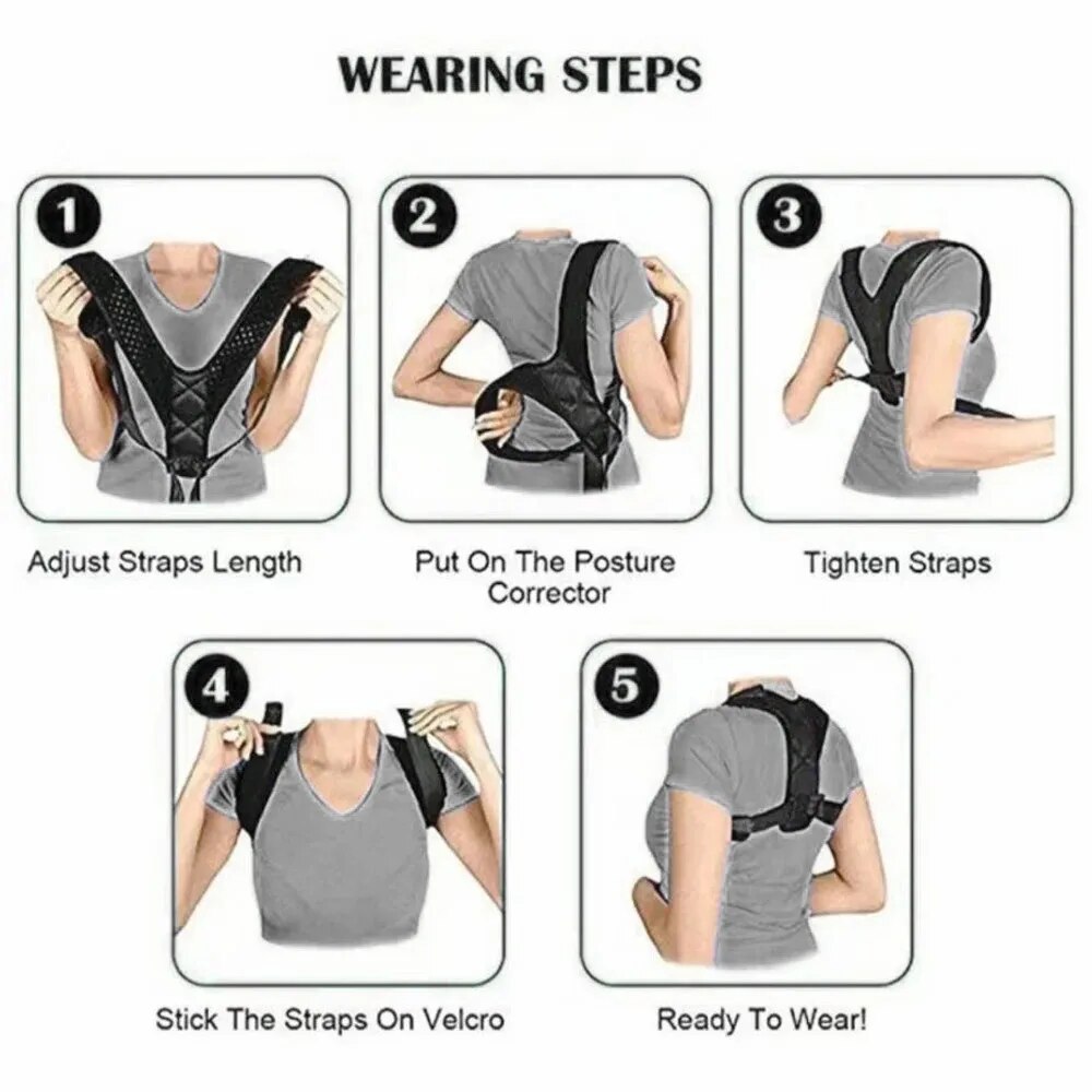 Back Posture Correction Belt H - Posture Corrector Back Brace recension och pris