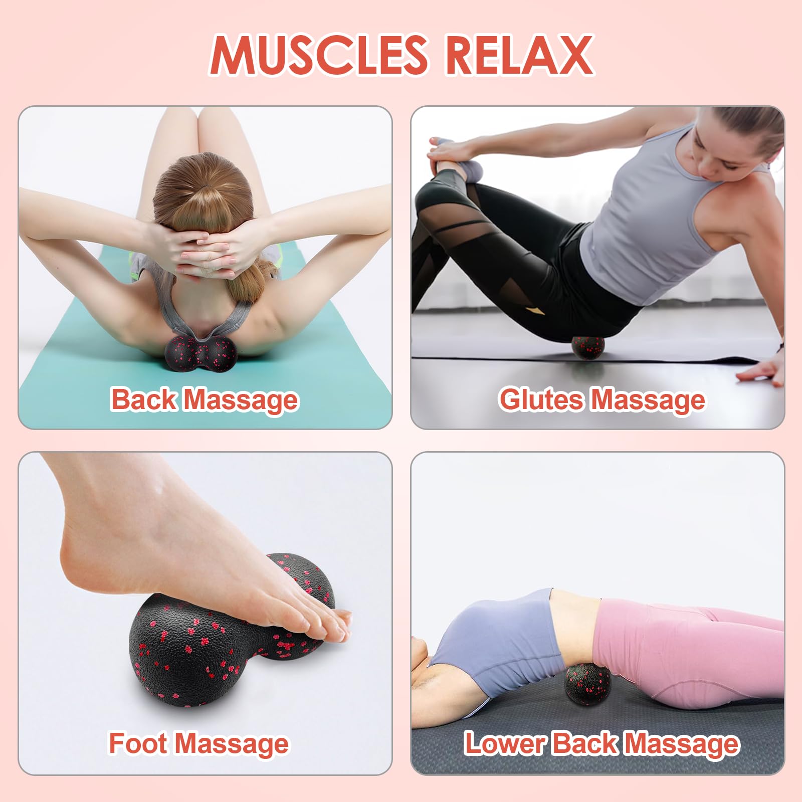 Hollow Yoga Roller Massage Pea - Health Wellness Fitness recension och pris