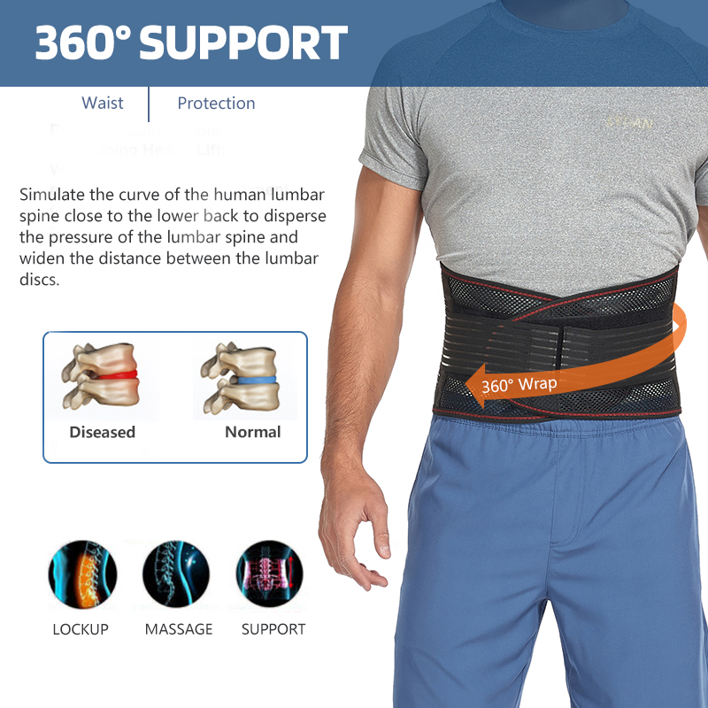 Lower Back Brace Support Belt  - Posture Corrector Back Brace recension och pris