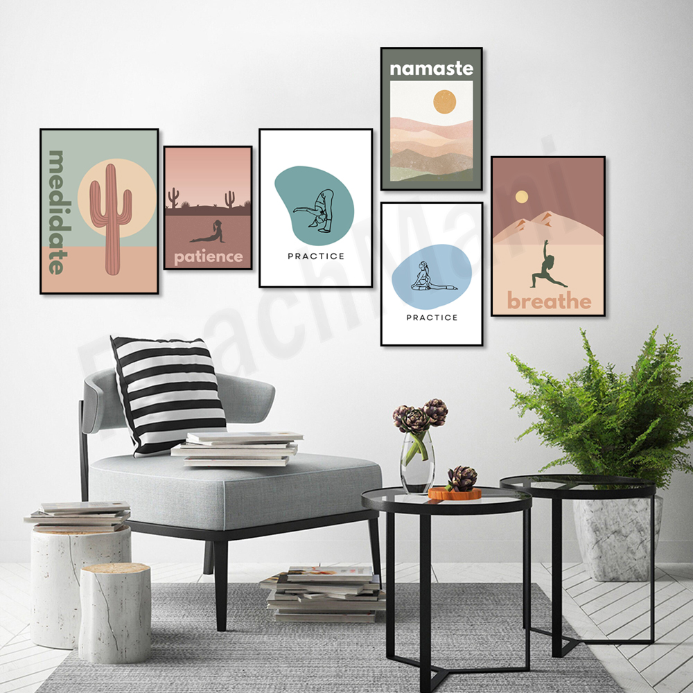 Safe Space Mindfulness Poster  - Health Wellness Poster recension och pris