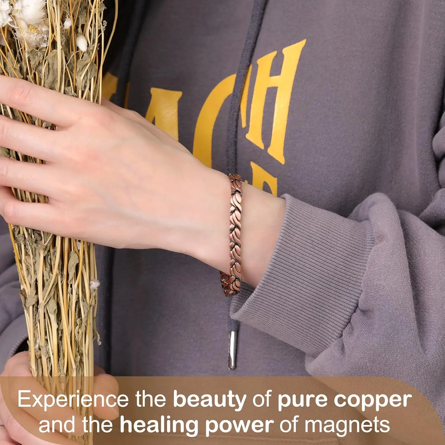 ARADOO Pure Copper Magnetic Br - Health Wellness Gifts Women recension och pris