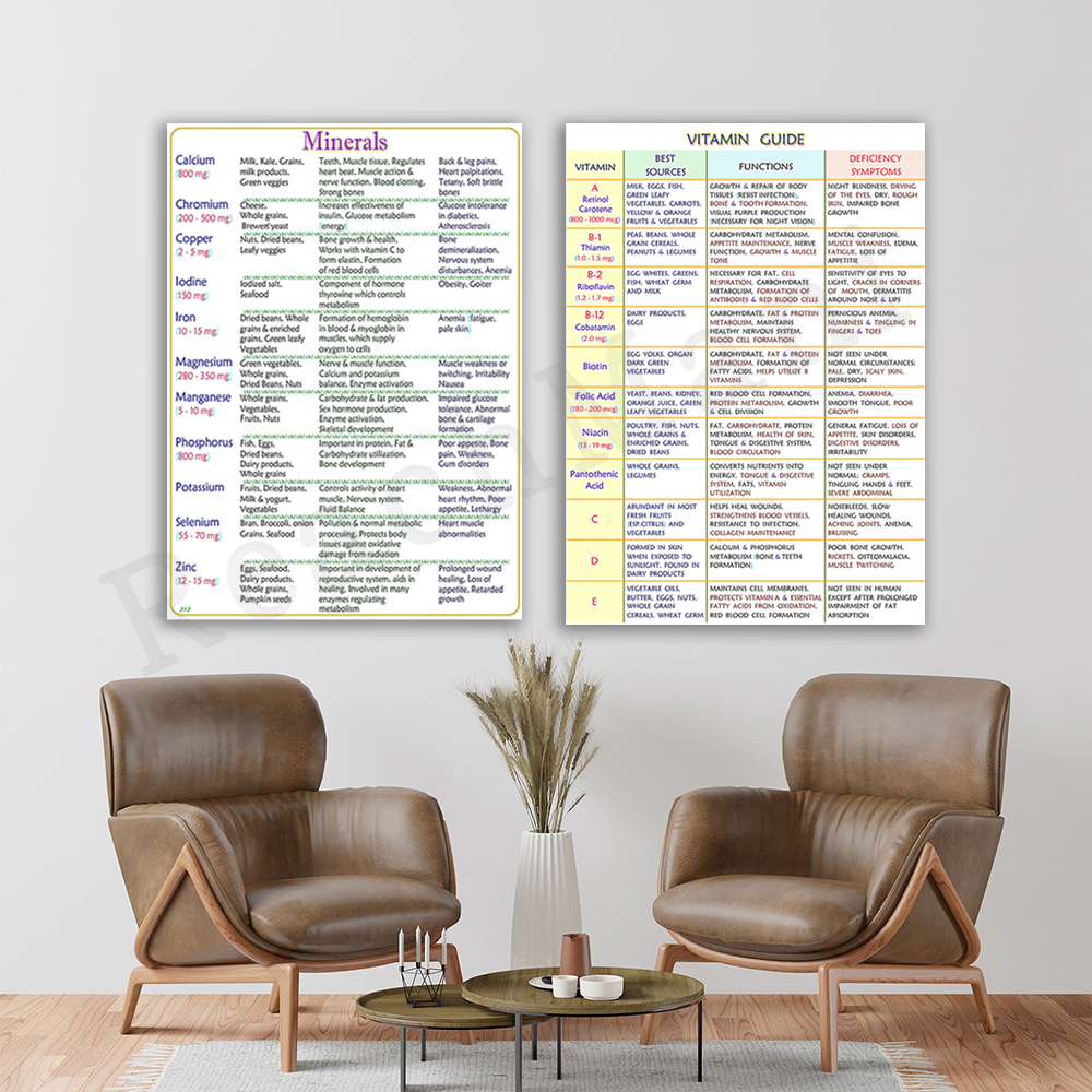 A written guide to essential m - Health Wellness Poster recension och pris