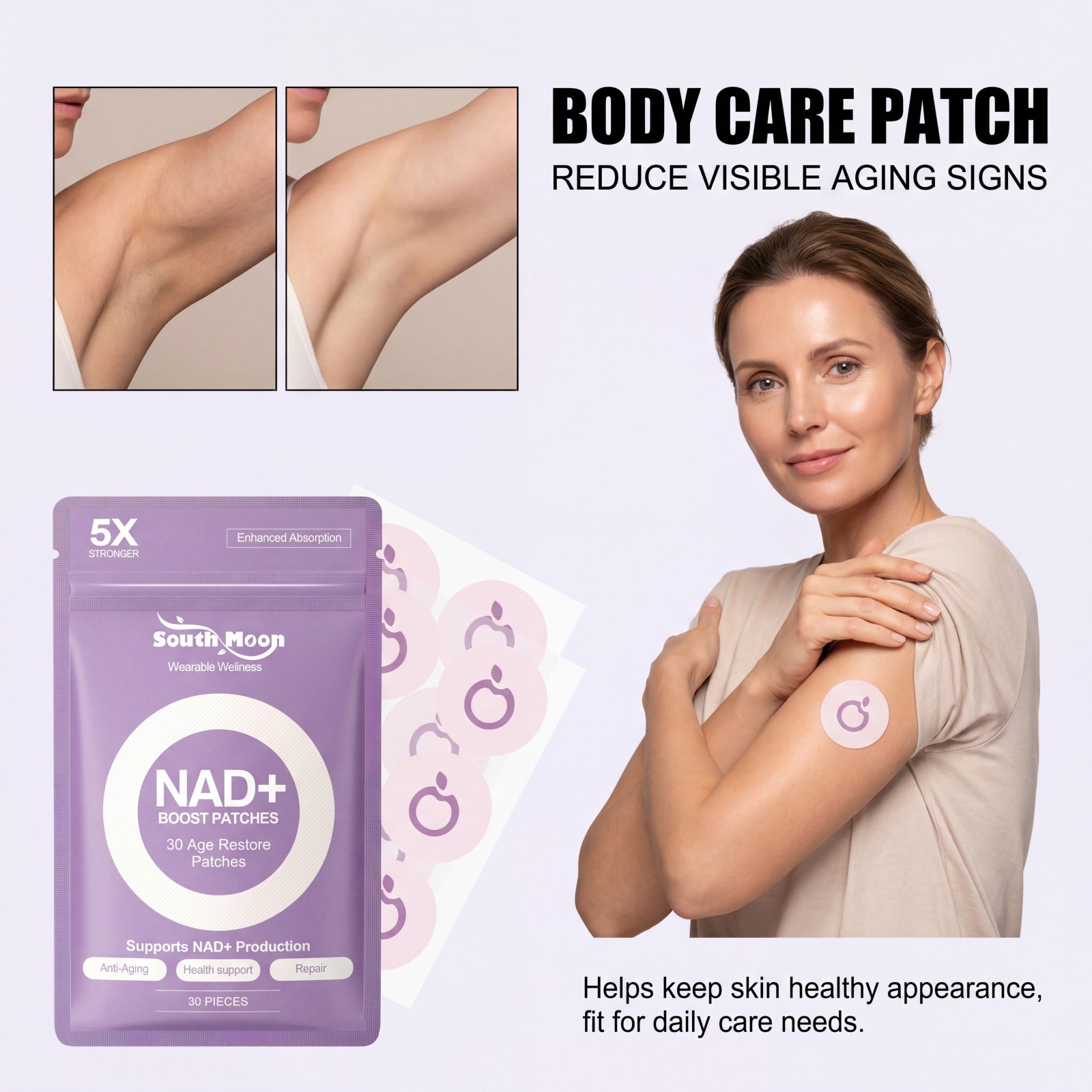 60/120pcs Body Care Patch Mois - Health With Wellness recension och pris