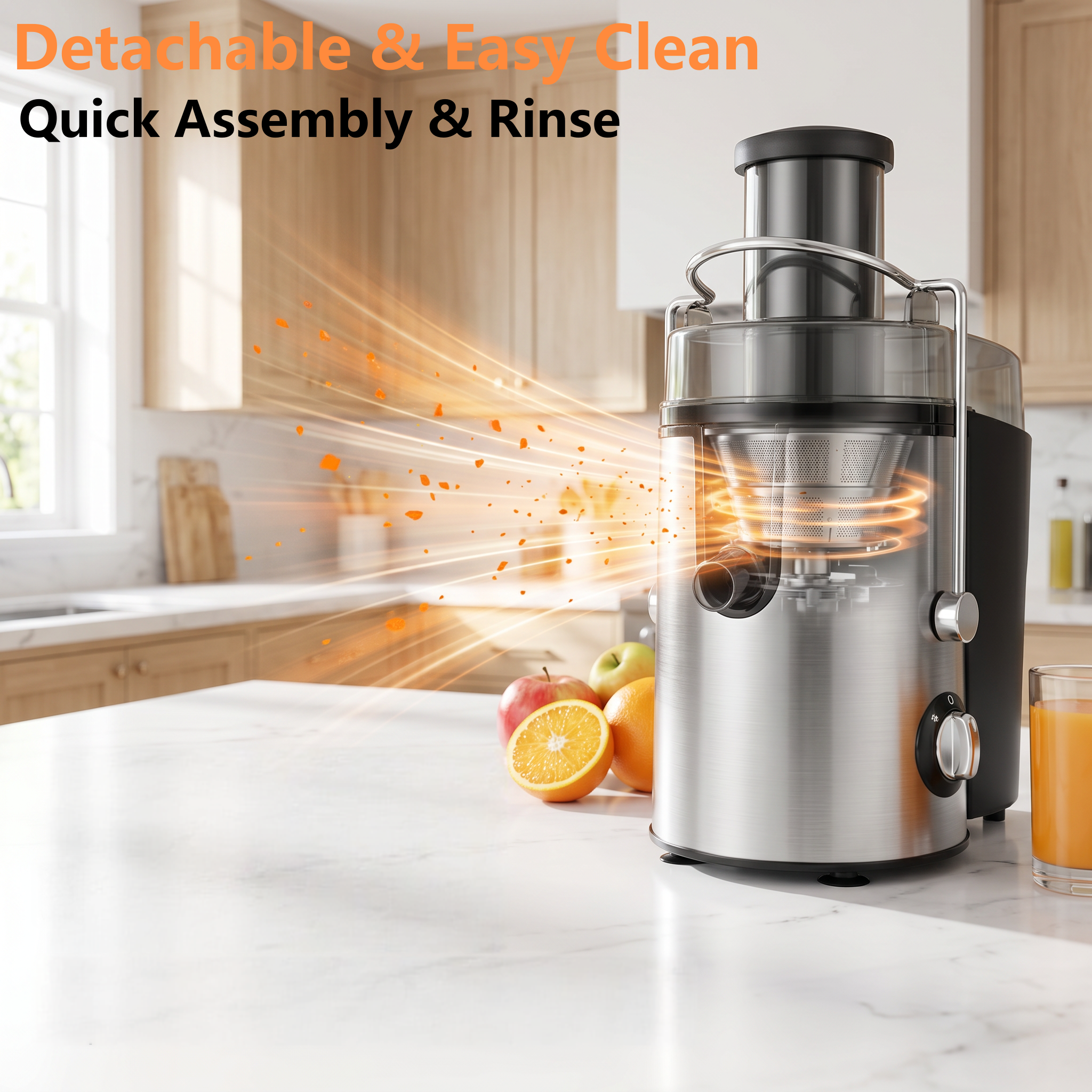Electric Juicer Fruit Vegetabl - Cold Press Juicer recension och pris