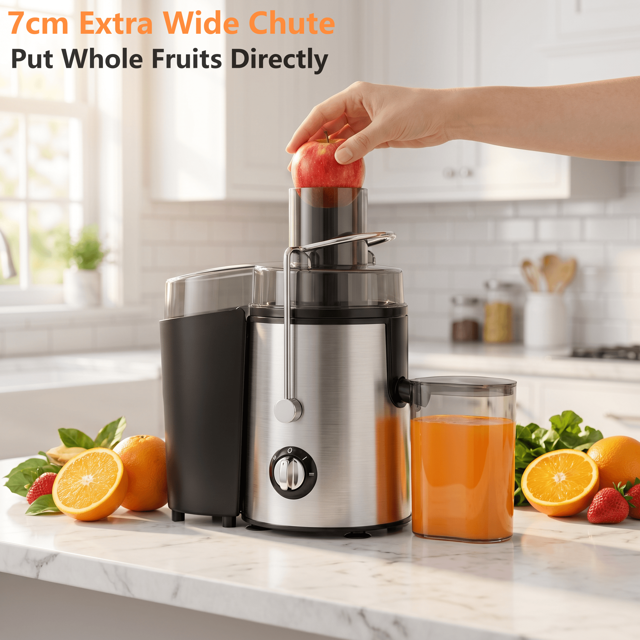 Electric Juicer Fruit Vegetabl - Cold Press Juicer recension och pris