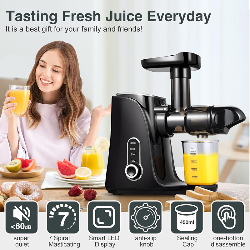 &* QANA Juicer Machines,Slow C - Cold Press Juicer recension och pris