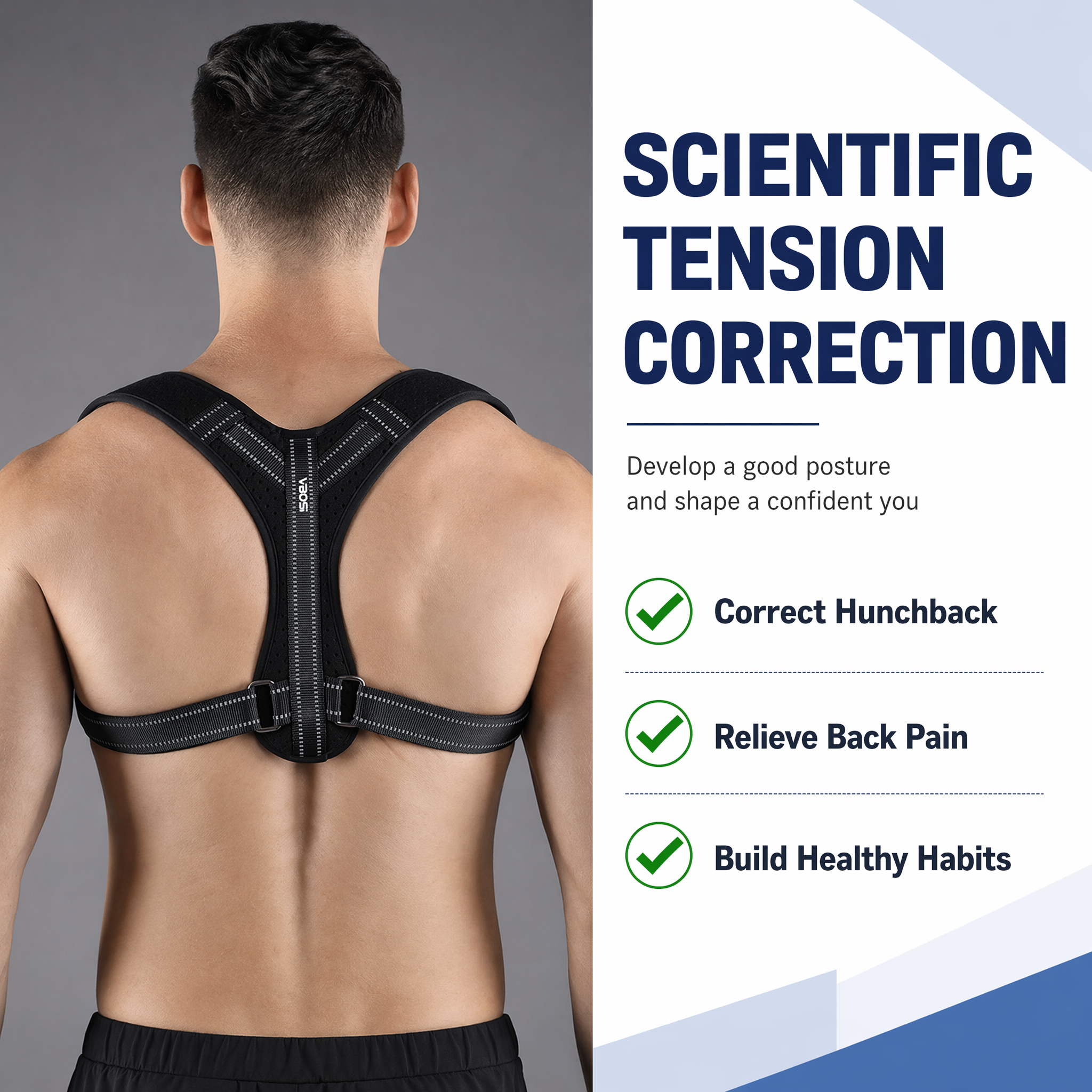 VBOSI Back Posture Corrector B - Posture Corrector Back Brace recension och pris