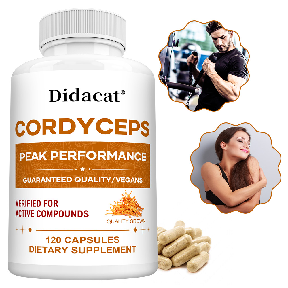 Cordyceps Mushroom Capsules 10 - Health With Wellness recension och pris
