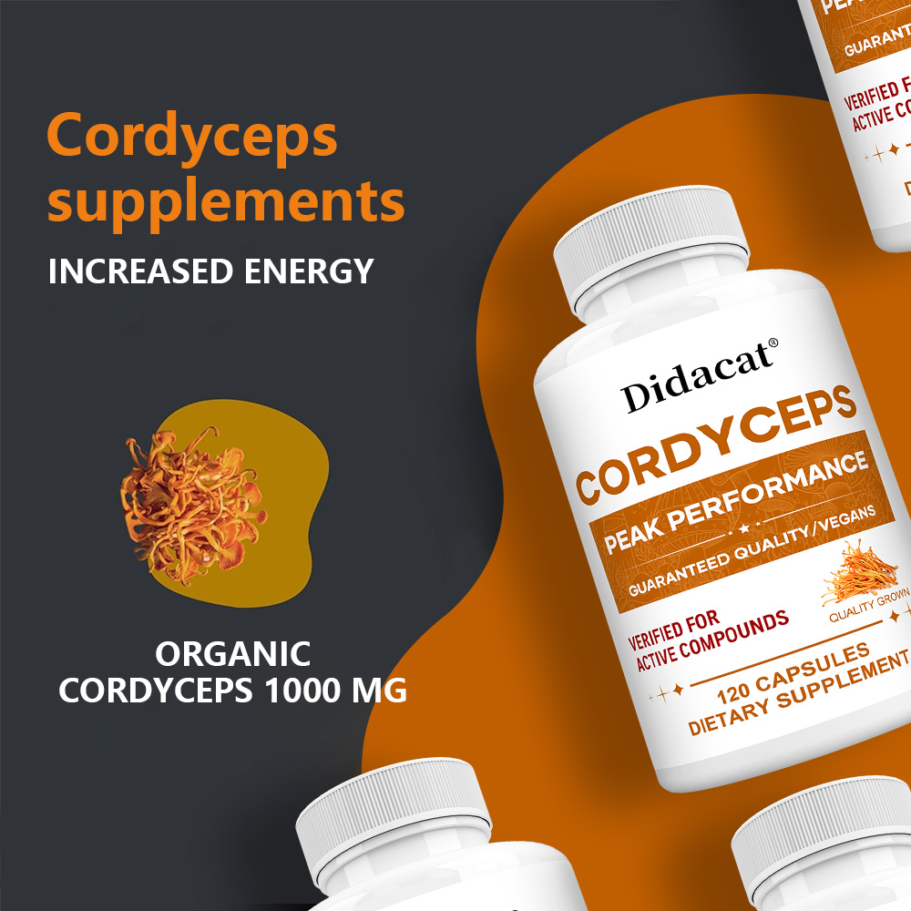 Cordyceps Mushroom Capsules 10 - Health With Wellness recension och pris