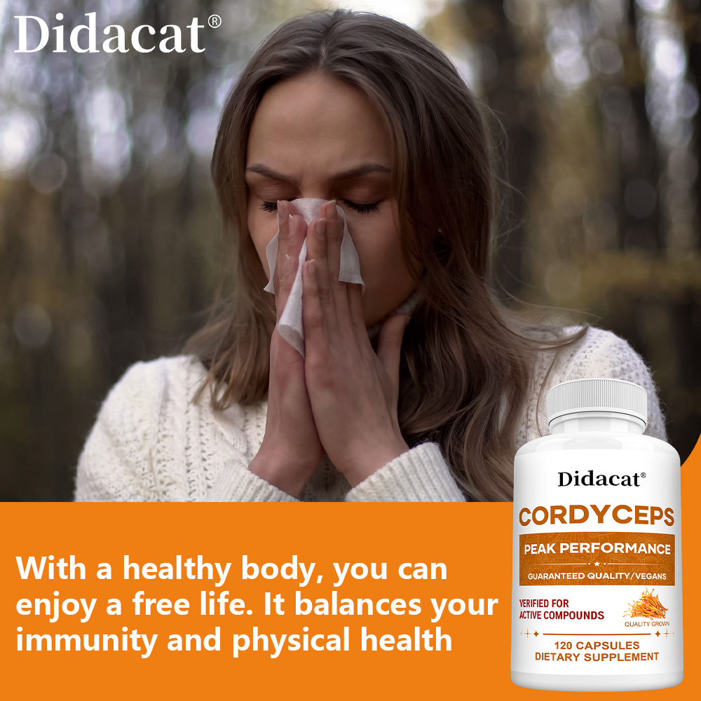 Cordyceps Mushroom Capsules 10 - Health With Wellness recension och pris