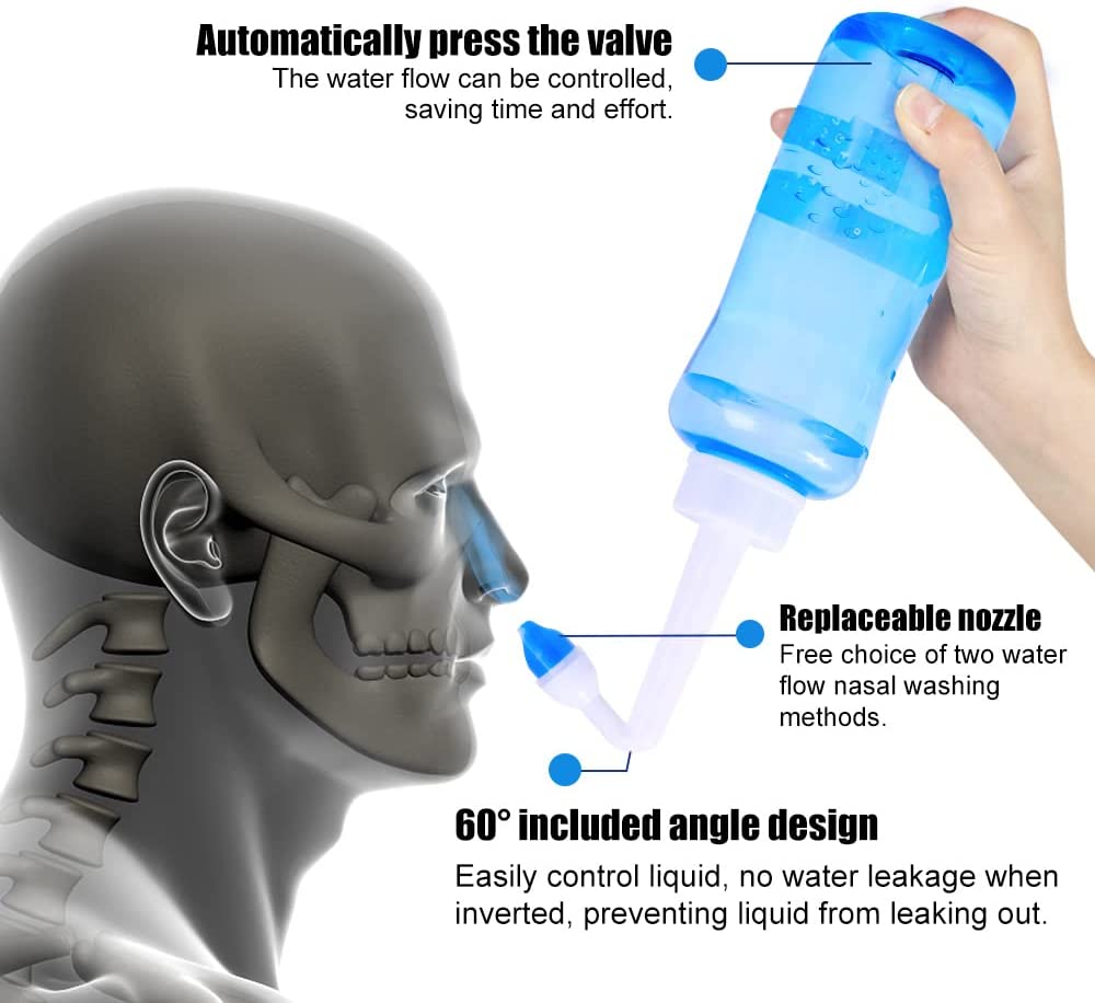 Professional Nose Wash Cleaner - Neti Pot Nasal Rinse recension och pris