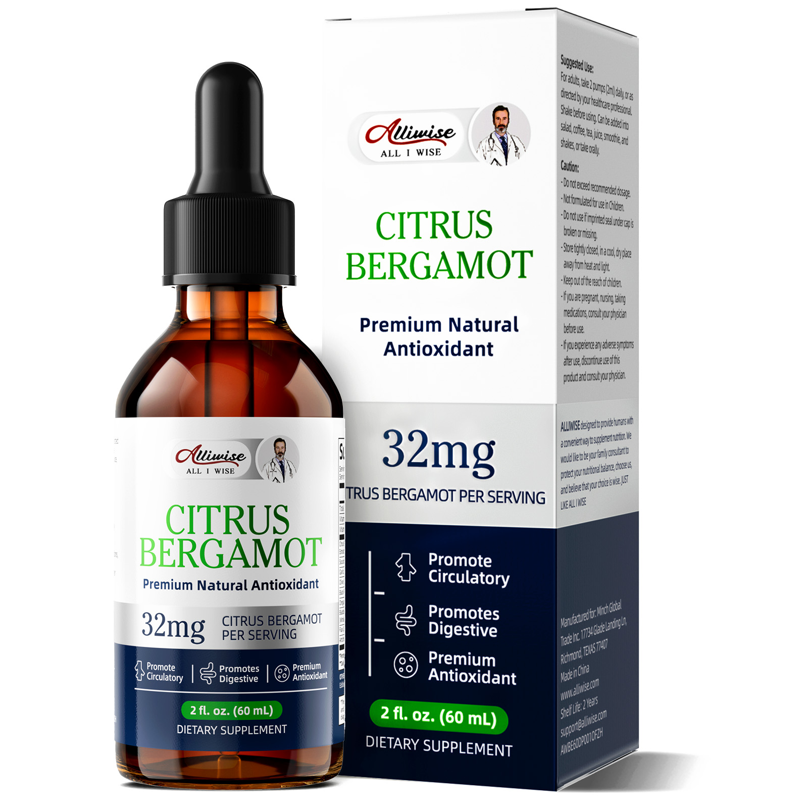 Premium Citrus Bergamout  Drop - Health With Wellness recension och pris