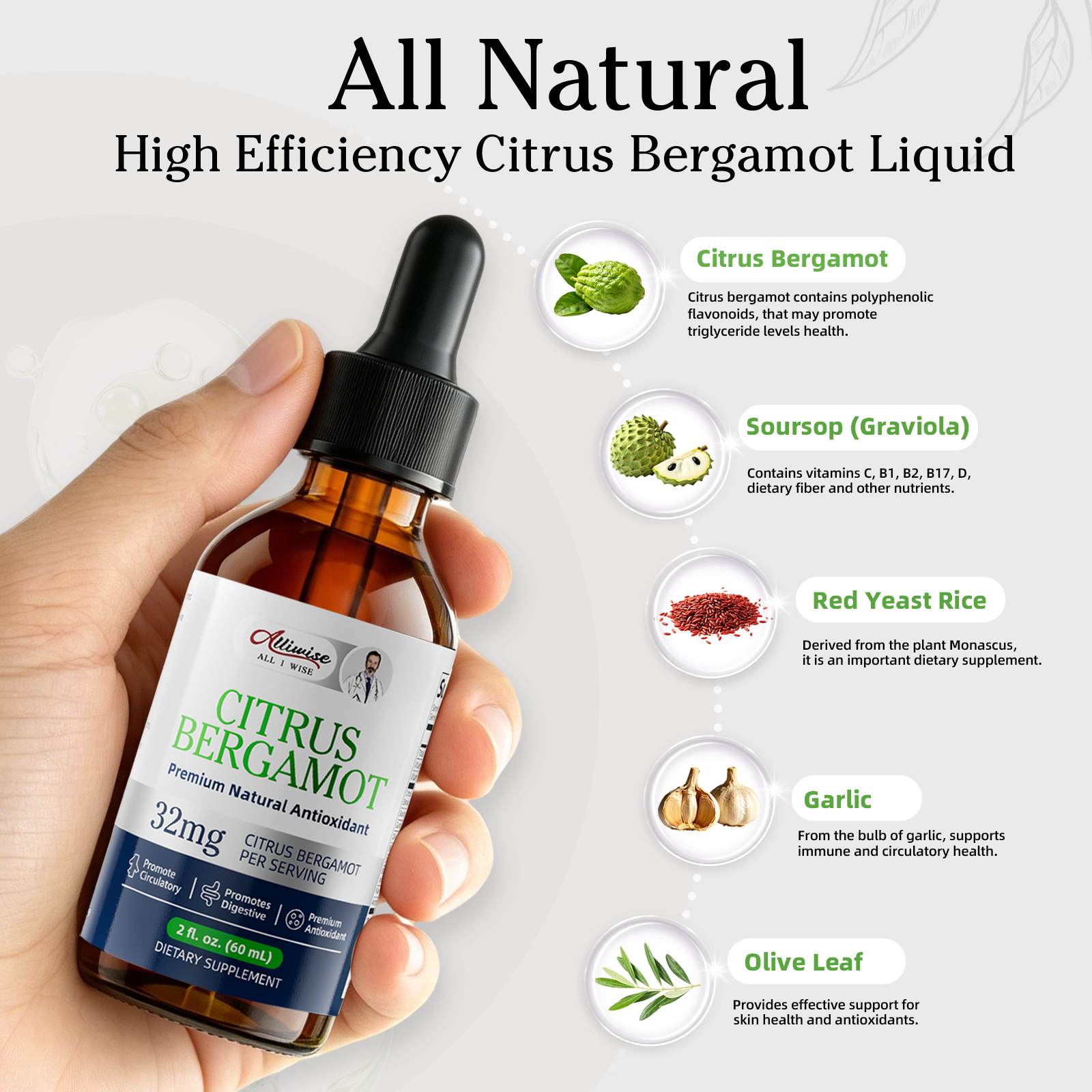 Premium Citrus Bergamout  Drop - Health With Wellness recension och pris